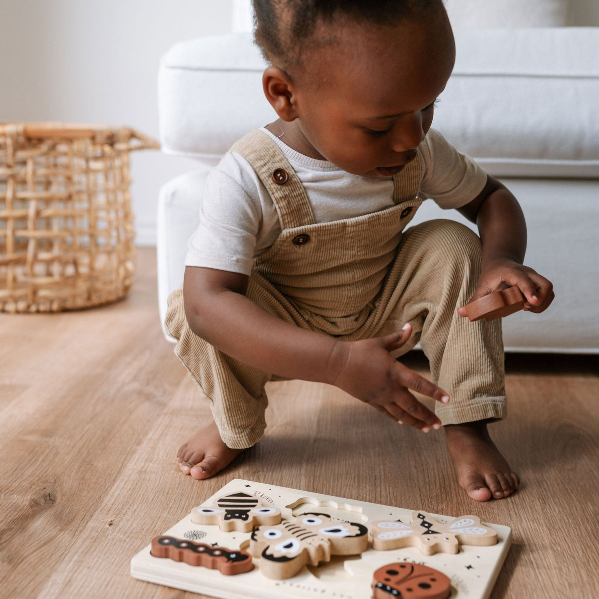 Wooden Tray Puzzle - Bugs - The Baby Penguin