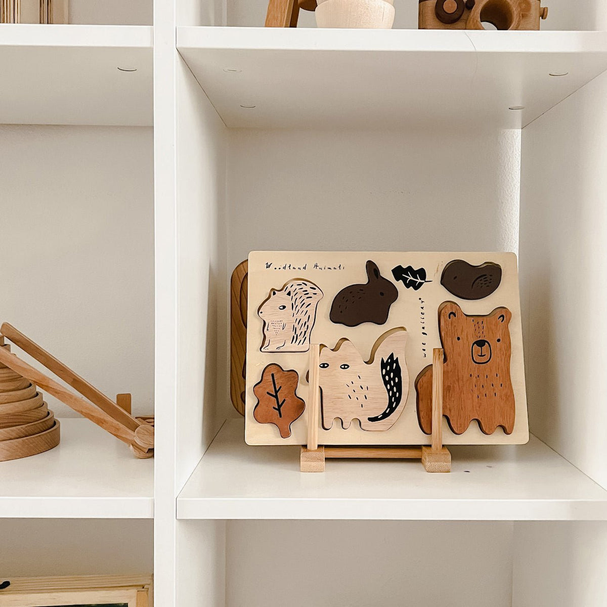 Wooden Tray Puzzle - Woodland Animals - The Baby Penguin