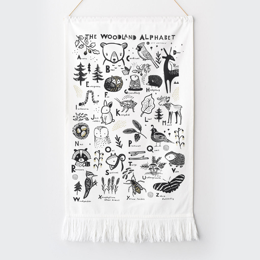 Woodland Alphabet Tapestry - The Baby Penguin