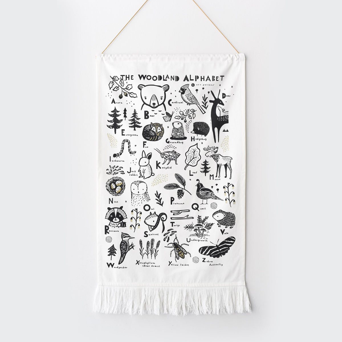 Woodland Alphabet Tapestry - The Baby Penguin