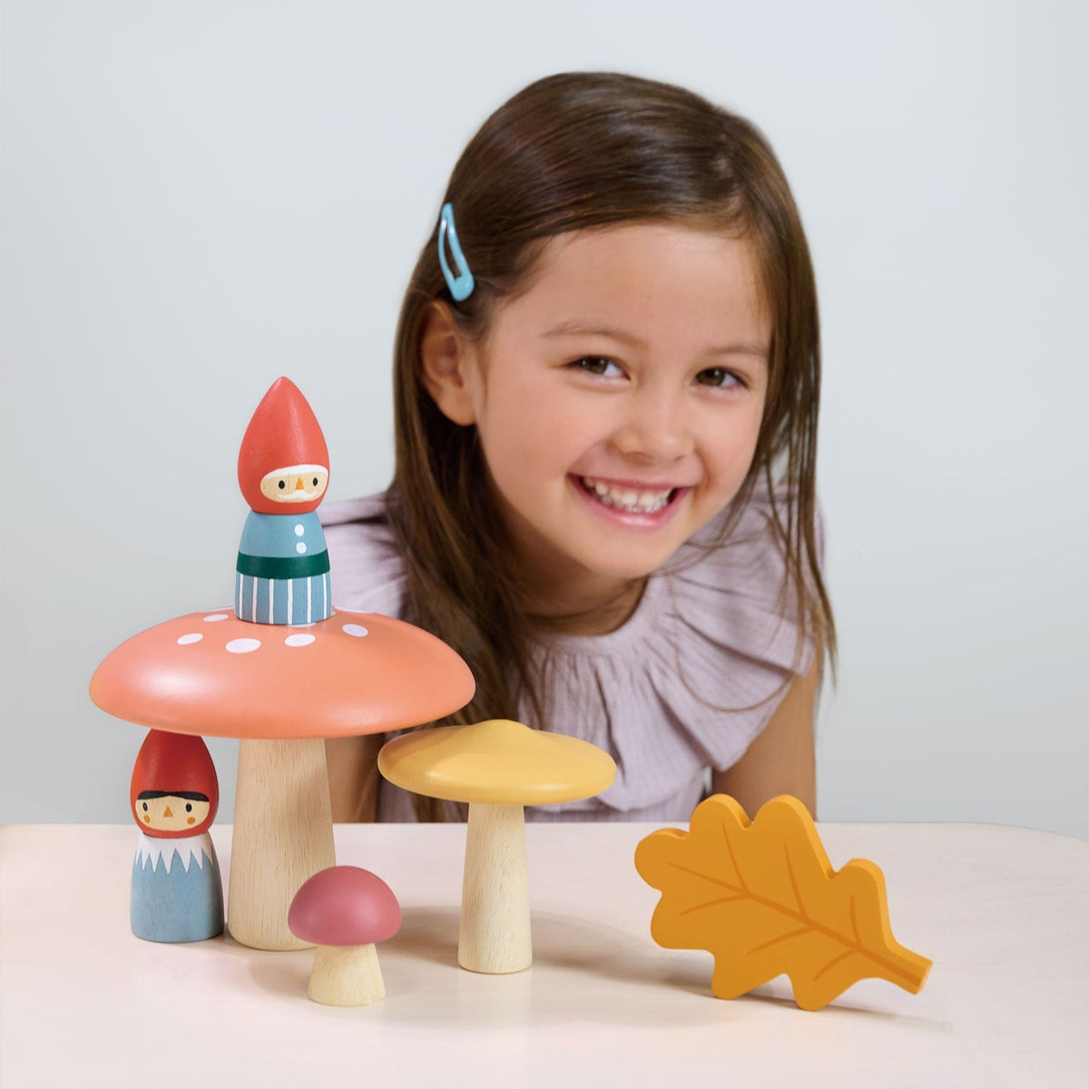 Tender Leaf Woodland Gnome Wooden Family Set