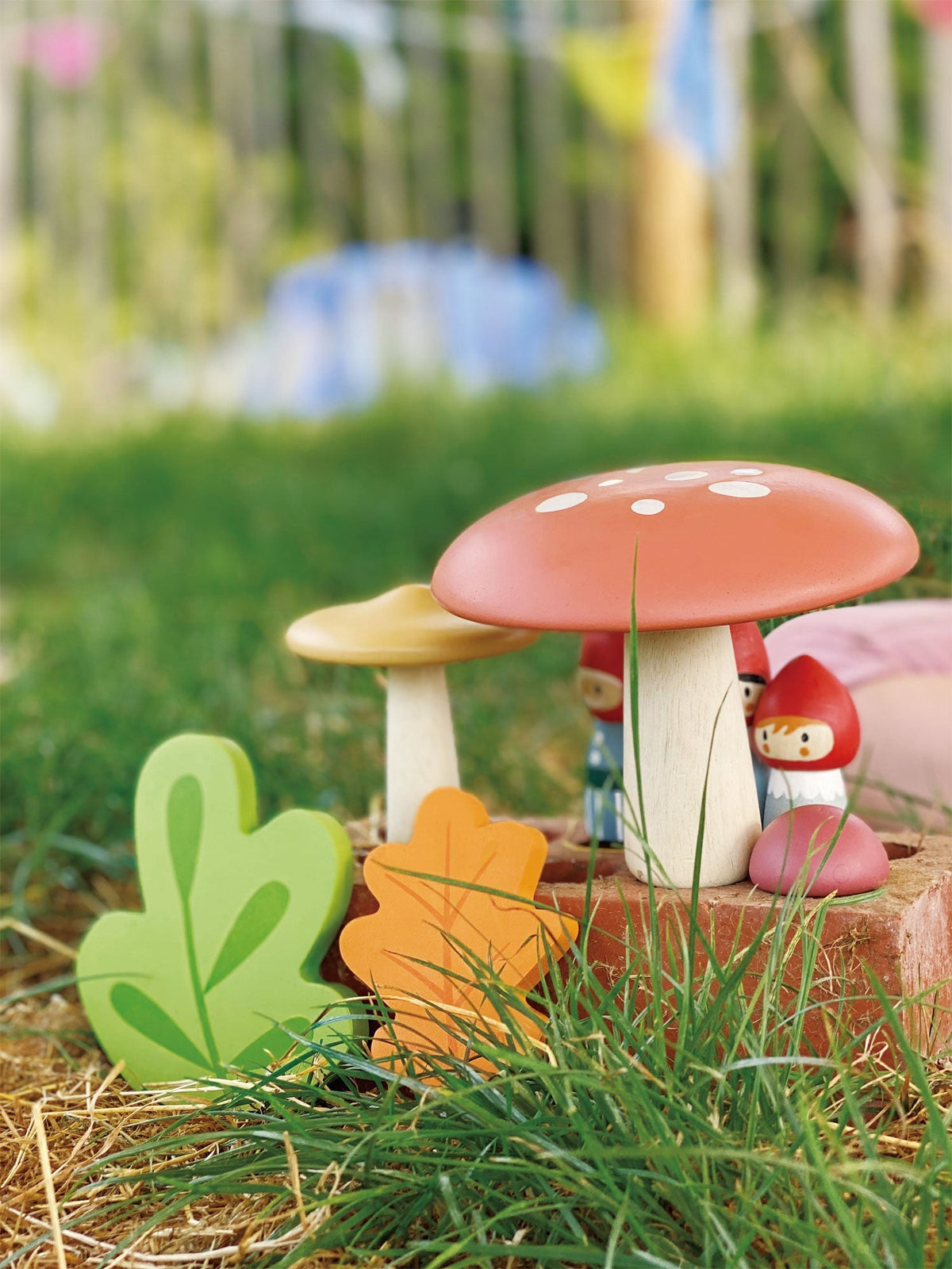 Tender Leaf Woodland Gnome Wooden Family Set