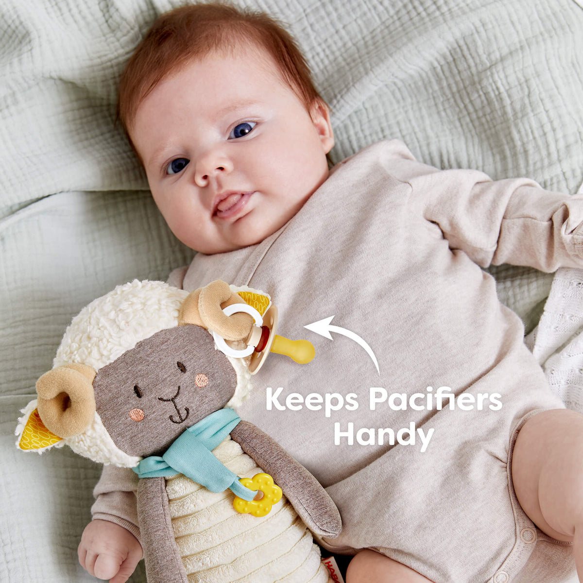 Woolbert the Ram Cuddly Baby Sensory Toy - The Baby Penguin