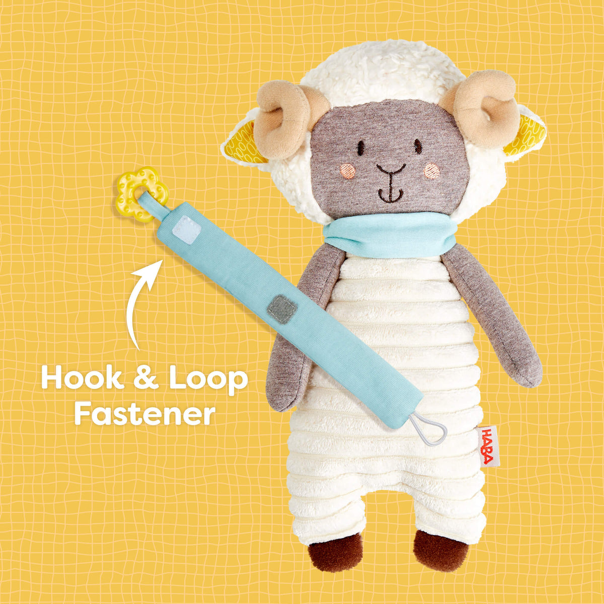 Woolbert the Ram Cuddly Baby Sensory Toy - The Baby Penguin