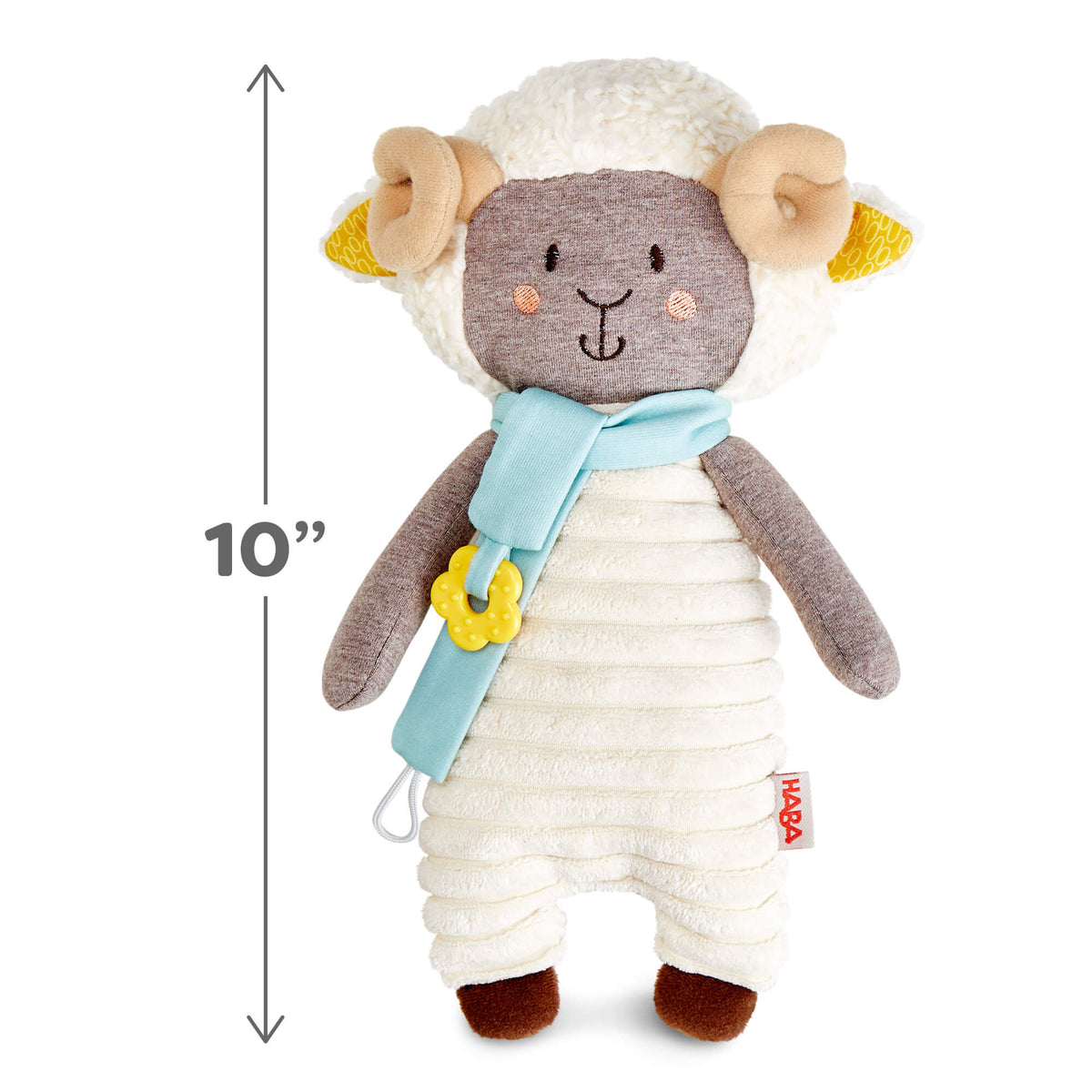 Woolbert the Ram Cuddly Baby Sensory Toy - The Baby Penguin