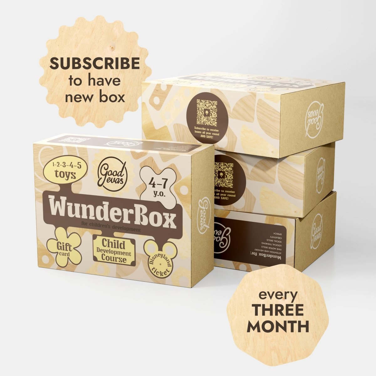 WunderBox 4-7 years old – developmental box for kids - The Baby Penguin