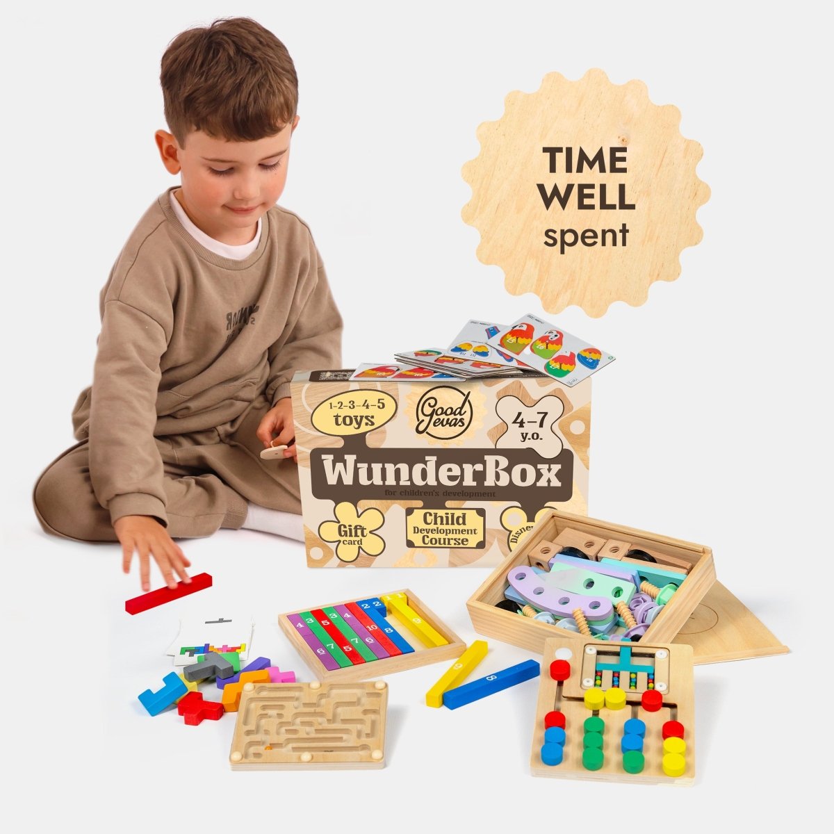 WunderBox 4-7 years old – developmental box for kids - The Baby Penguin