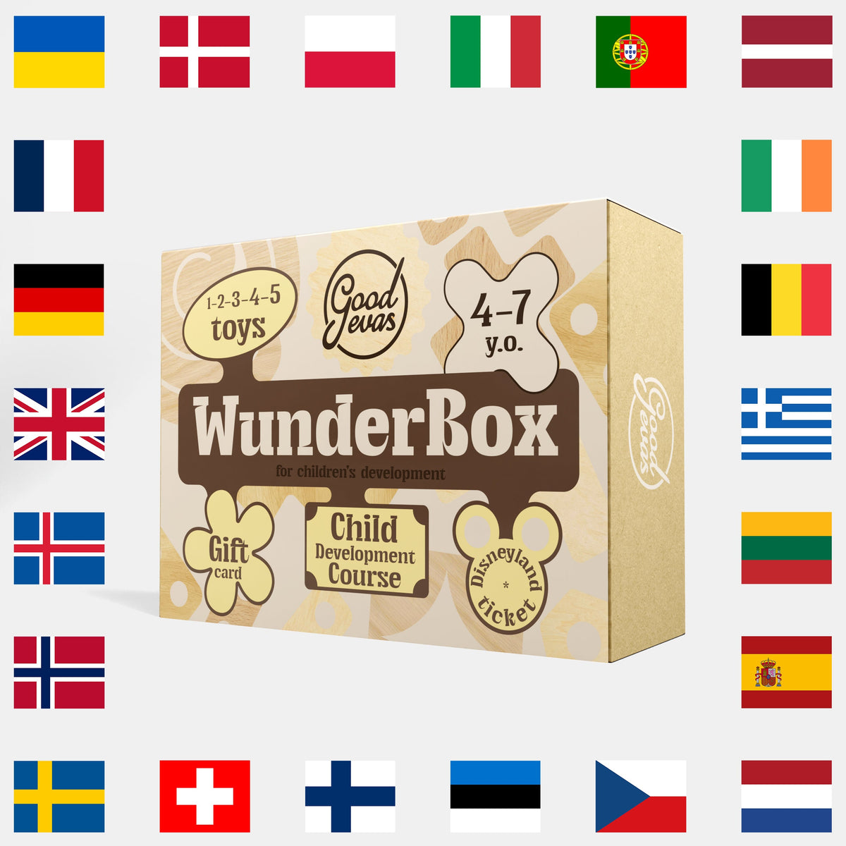 WunderBox 4-7 years old – developmental box for kids - The Baby Penguin