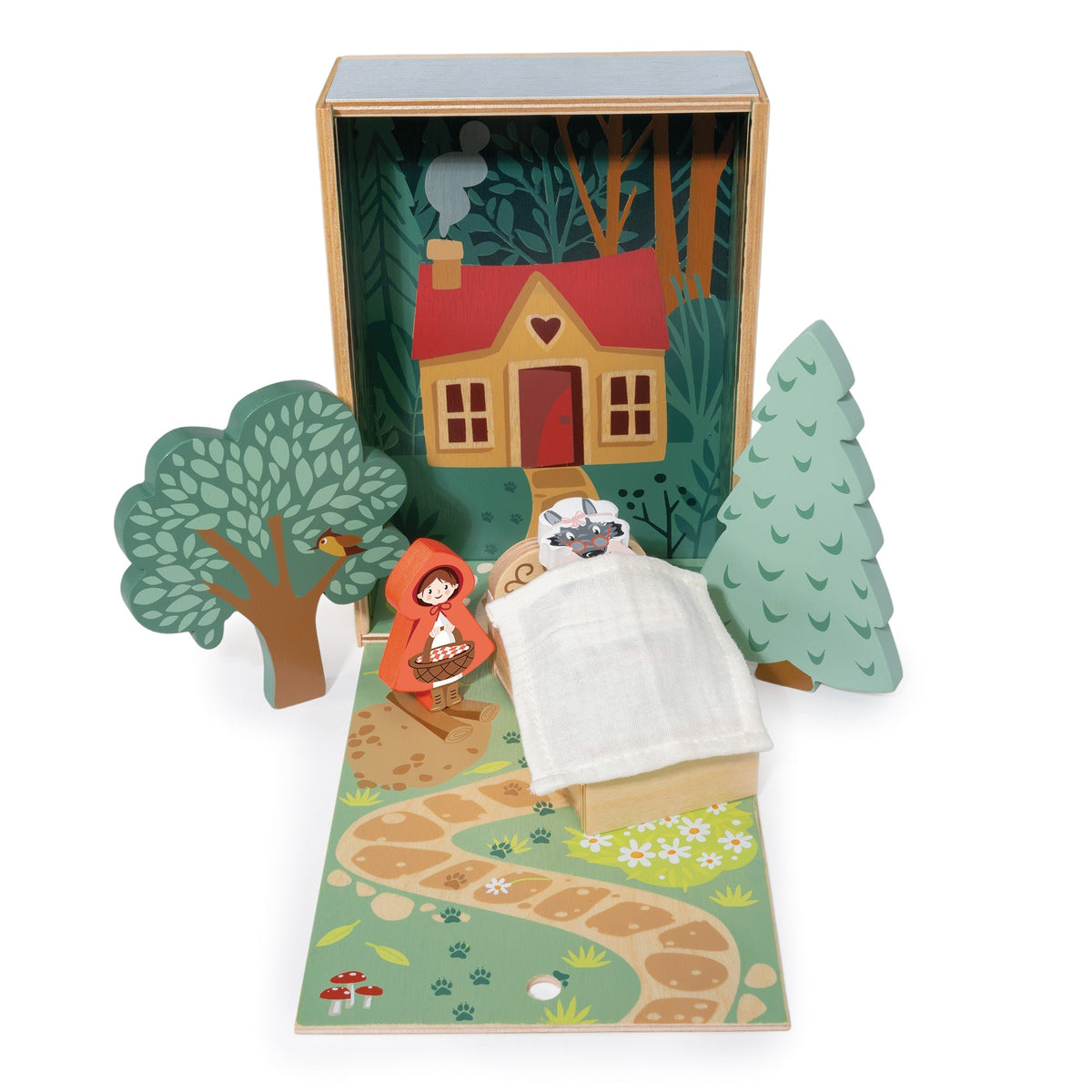 Tender Leaf Little Red Riding Hood Wooden Story Play Set