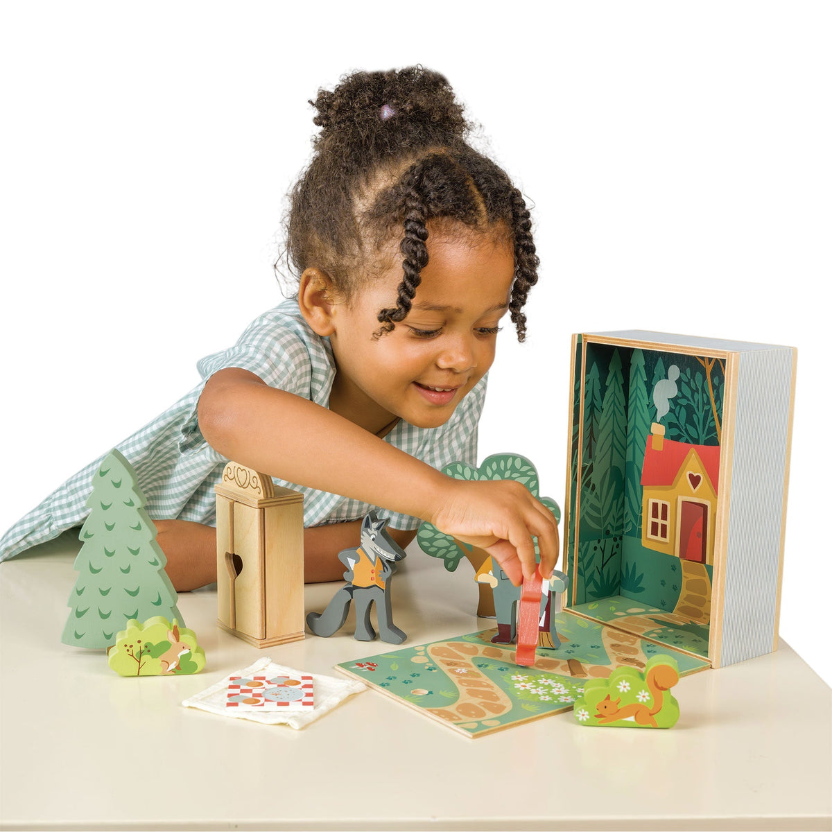 Tender Leaf Little Red Riding Hood Wooden Story Play Set