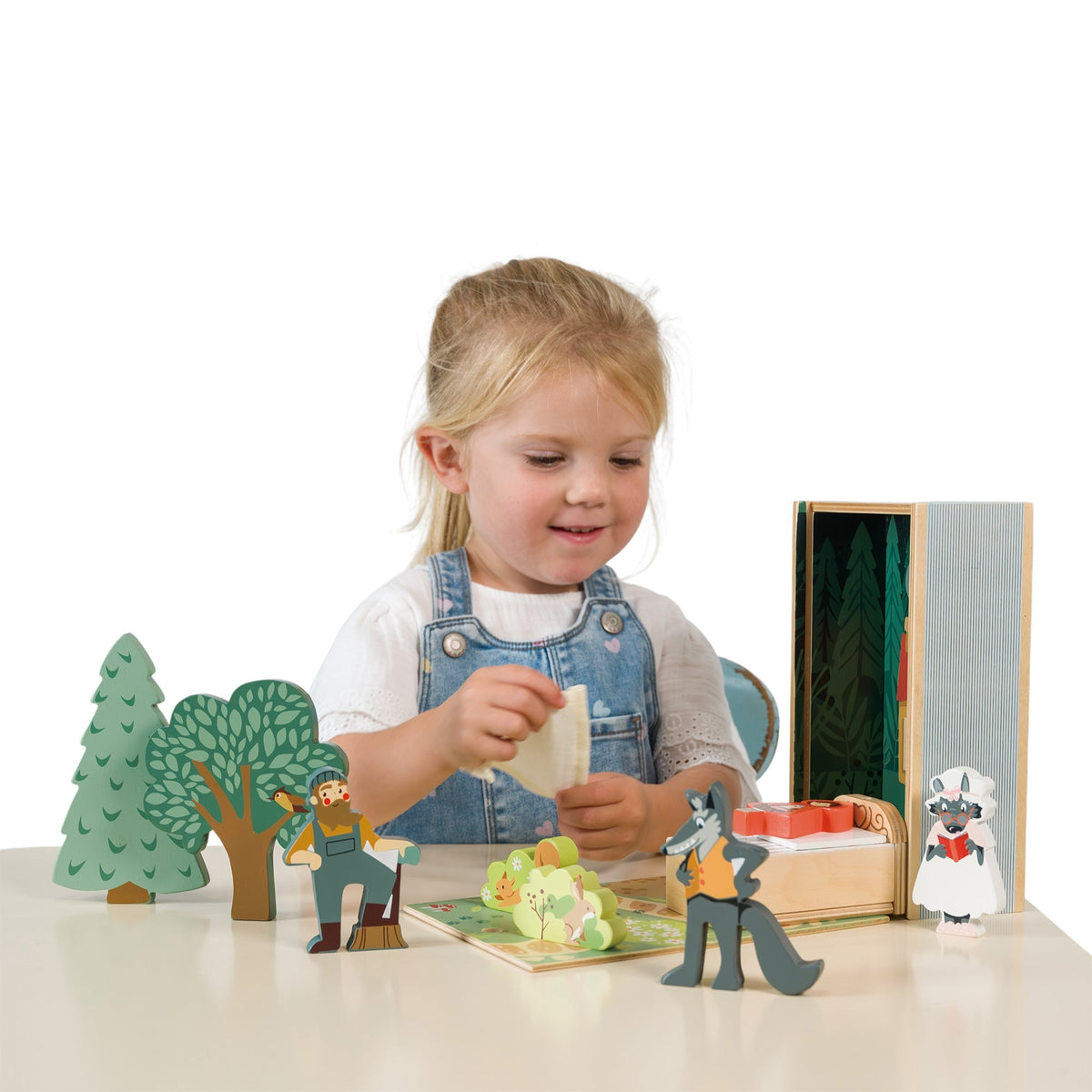 Tender Leaf Little Red Riding Hood Wooden Story Play Set