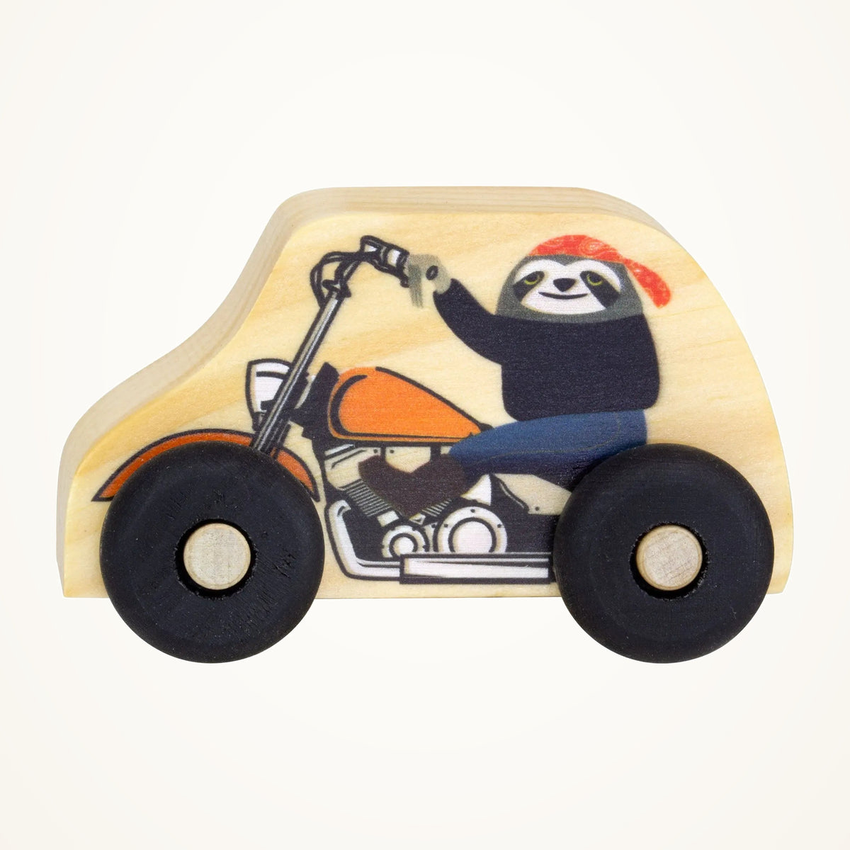 Maple Landmark Motorcycle Scoot photographed on a warm ivory background.