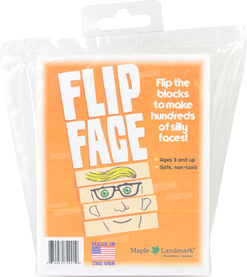 Maple Landmark Flip Faces retail packaging showing ages 3 and up