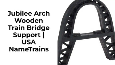 Jubilee Arch Wooden Train Bridge Support | USA NameTrains by@Outfy