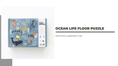 Ocean Life Floor Puzzle by@Outfy
