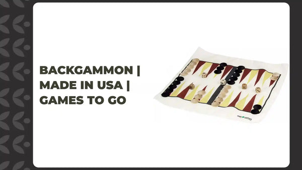 Backgammon | Made in USA | Games to Go by@Outfy