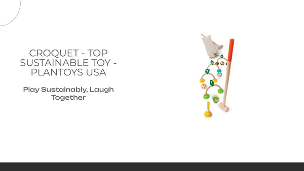 Croquet - Top Sustainable Toy - PlanToys USA by@Outfy