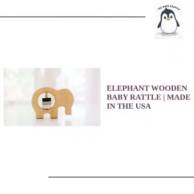Bannor Toys Elephant Wooden Baby Rattle product video