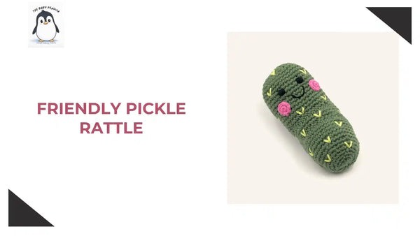 Friendly Pickle Rattle by@Outfy