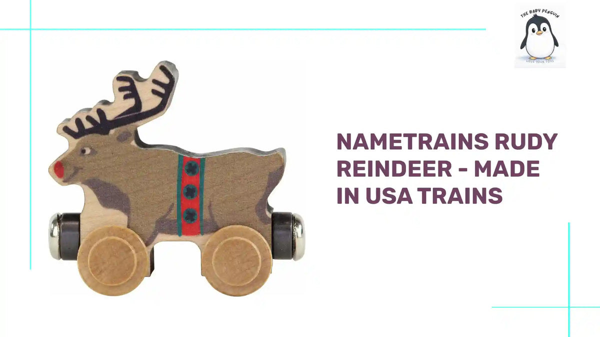 NameTrains Rudy Reindeer - Made in USA Trains by@Outfy