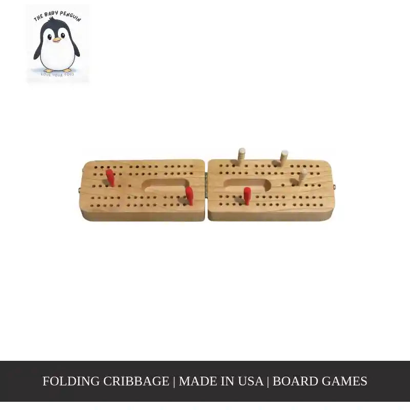 Folding Cribbage | Made in USA | Board Games by@Outfy