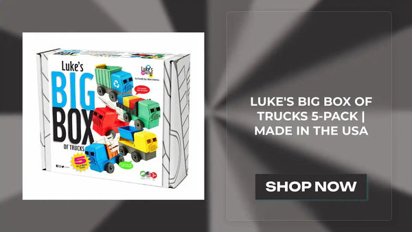Luke's Big Box of Trucks 5-Pack | Made in the USA by@Outfy