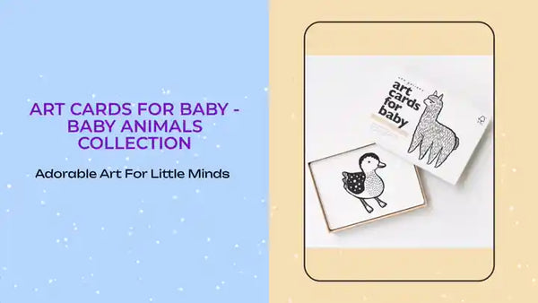 Art Cards for Baby - Baby Animals Collection by@Outfy