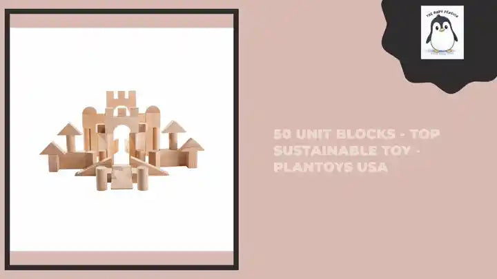 50 Unit Blocks - Top Sustainable Toy - PlanToys USA by@Outfy