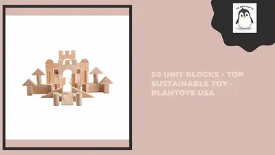 50 Unit Blocks - Top Sustainable Toy - PlanToys USA by@Outfy
