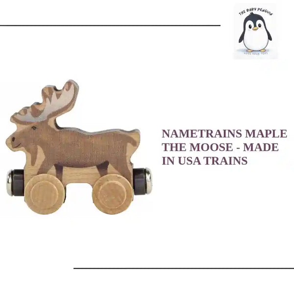 NameTrains Maple the Moose - Made in USA Trains by@Outfy