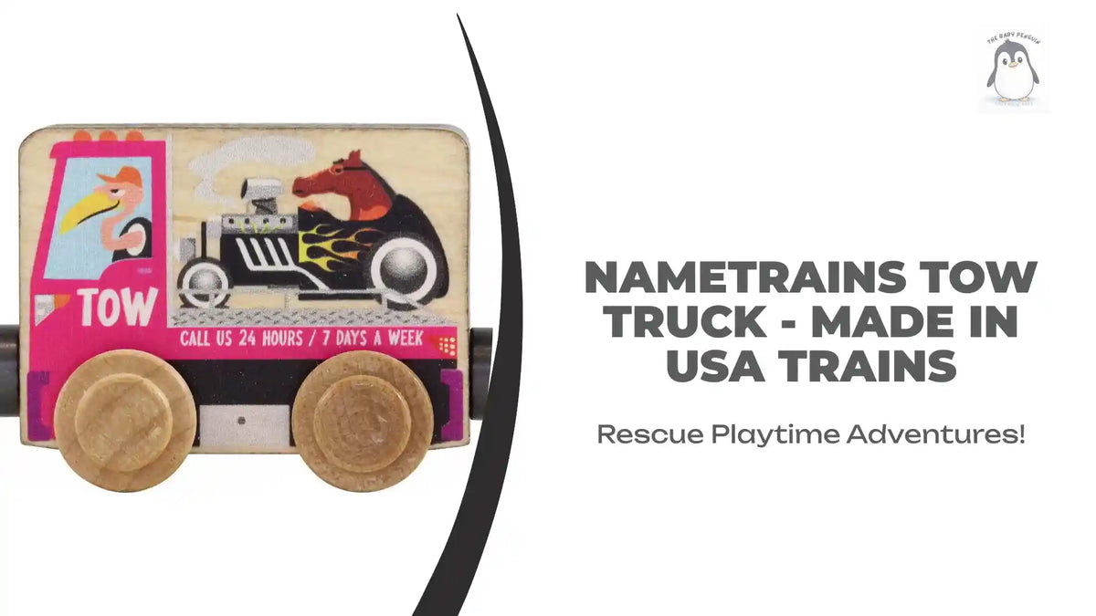 NameTrains Tow Truck - Made in USA Trains by@Outfy