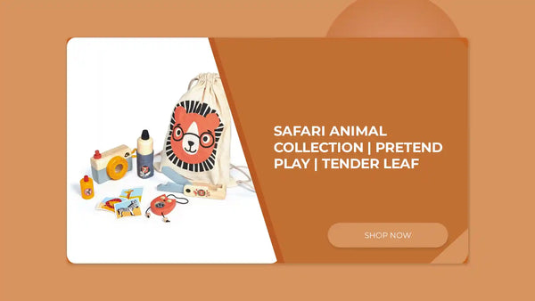Safari Animal Collection | Pretend Play | Tender Leaf by@Outfy
