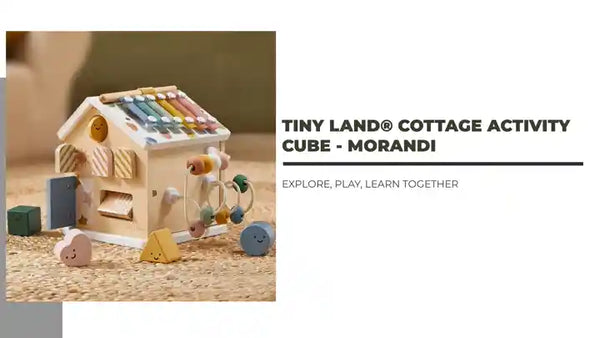 Tiny Land&reg; Cottage Activity Cube - Morandi by@Outfy