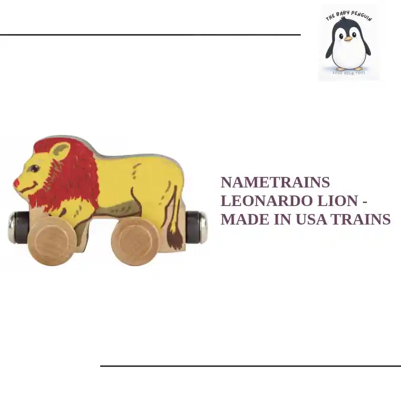 NameTrains Leonardo Lion - Made in USA Trains by@Outfy