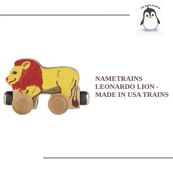 NameTrains Leonardo Lion - Made in USA Trains by@Outfy