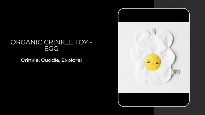 Organic Crinkle Toy - Egg by@Outfy