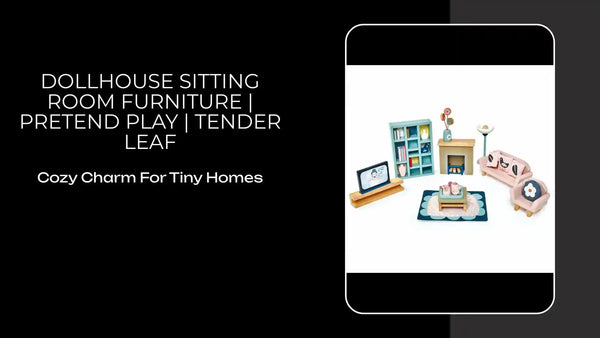 Dollhouse Sitting Room Furniture | Pretend Play | Tender Leaf by@Outfy
