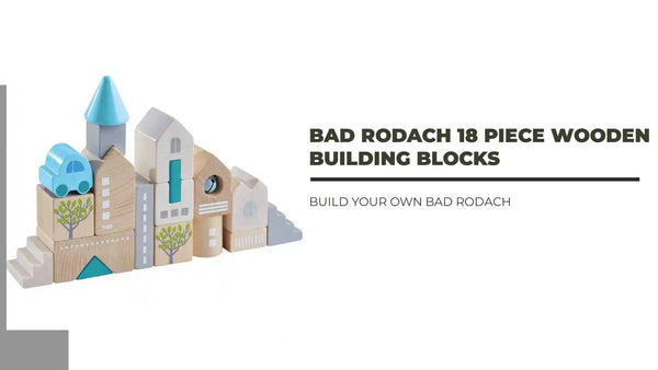 Bad Rodach 18 Piece Wooden Building Blocks by@Outfy