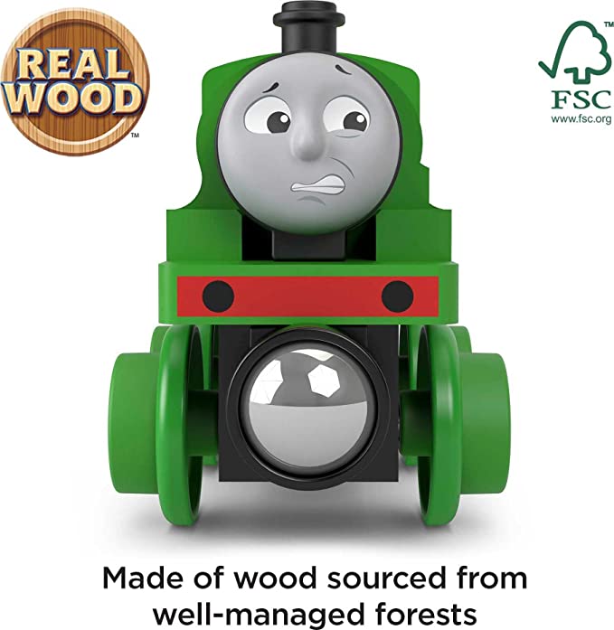 Thomas & Friends Wooden Railway Tidmouth Sheds Starter Train Set Made from sustainably sourced Wood for Preschool Kids 3 Years and up