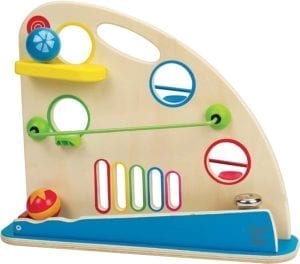 Award Winning Hape Totally Amazing Roller Derby Wooden Marble Racing Toddler Toy