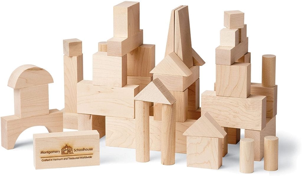 Maple Landmark My Best Blocks – Junior Builder – Made in USA, 41 Pieces