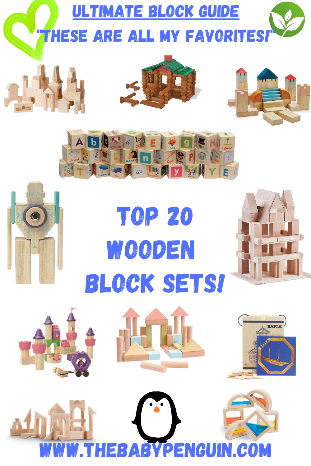 Fat Brain Toys 100 pc Block Set Timber Blocks 100 Piece Wooden Block Set 