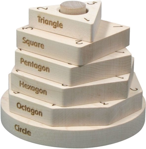 Natural Shape Stacker – Made in USA by Maple Landmark
