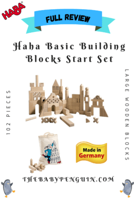 HABA Basic Building Blocks 102 Piece Extra Large Wooden Starter Set (Made in Germany)