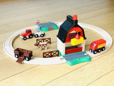 BRIO Farm Railway Set 