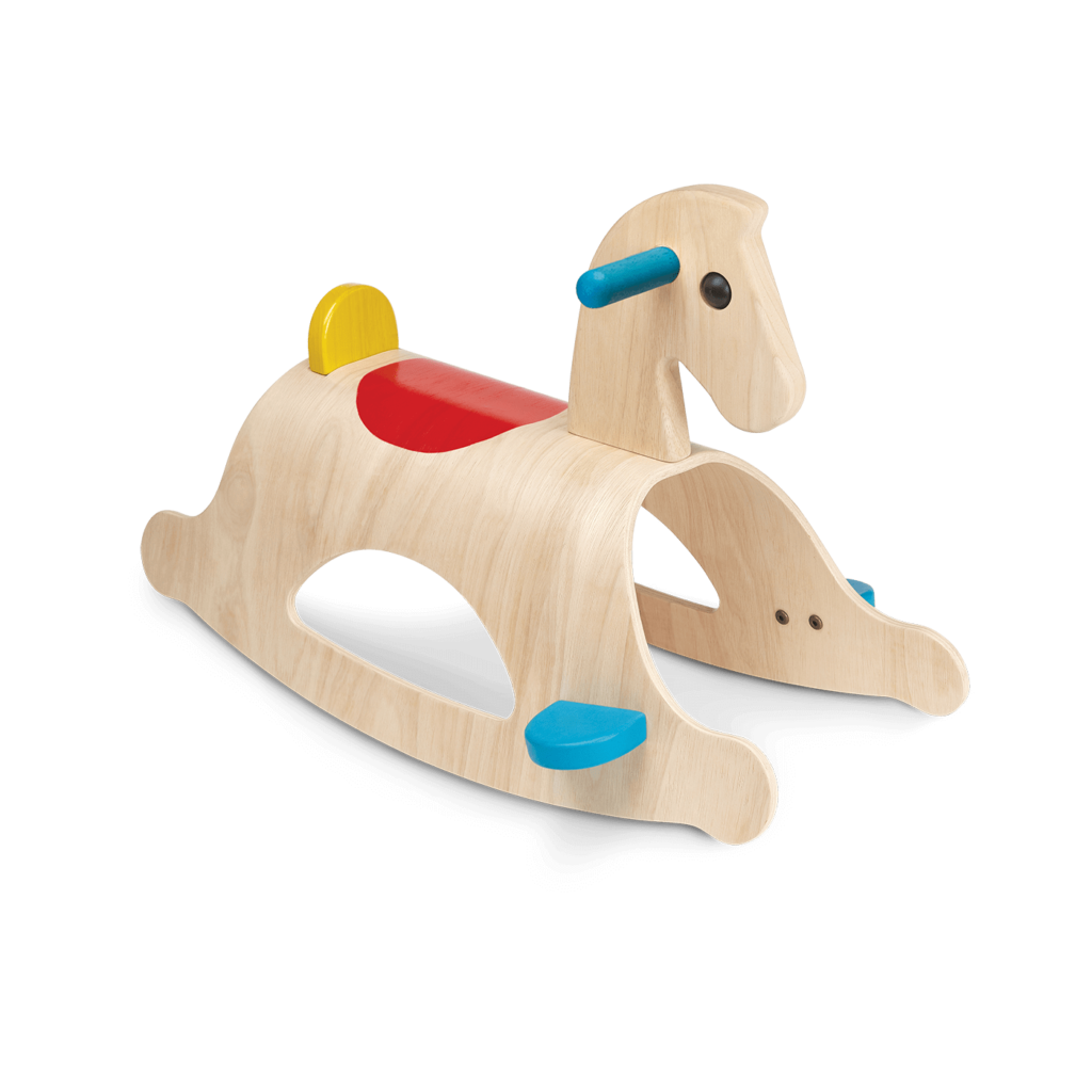 Palomino Wooden Rocking Horse | PlanToys (3403)