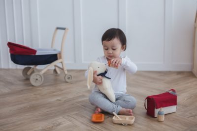 Wooden Baby Feeding Set | PlanToys (3499) | Sustainable Toy
