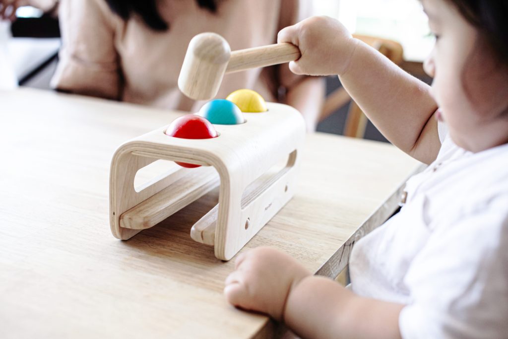 Wooden Hammer Balls | Baby Sustainable Play | Plantoys 5396 Wooden Hammer Balls | Baby Sustainable Play | Plantoys 5396