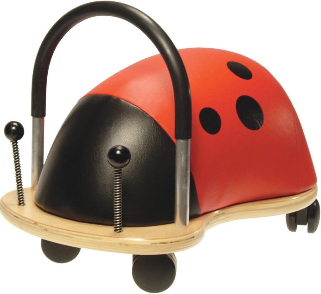 Prince Lionheart Wheely Ride-On Toy for Kids | Multi-Directional Casters | Helps Promote Gross Motor Skills and Balance (large, Ladybug) 
