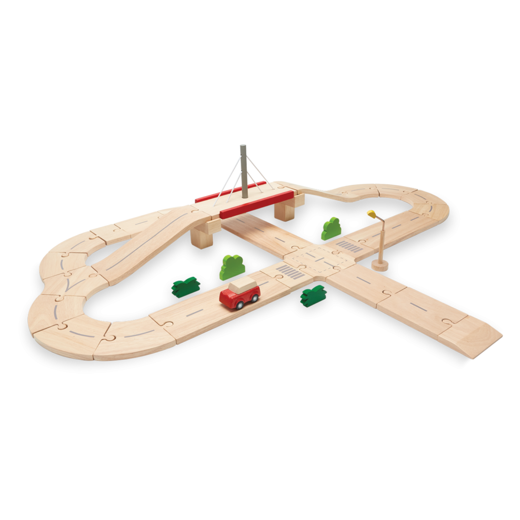 Wooden Road System | PlanToys (6208)